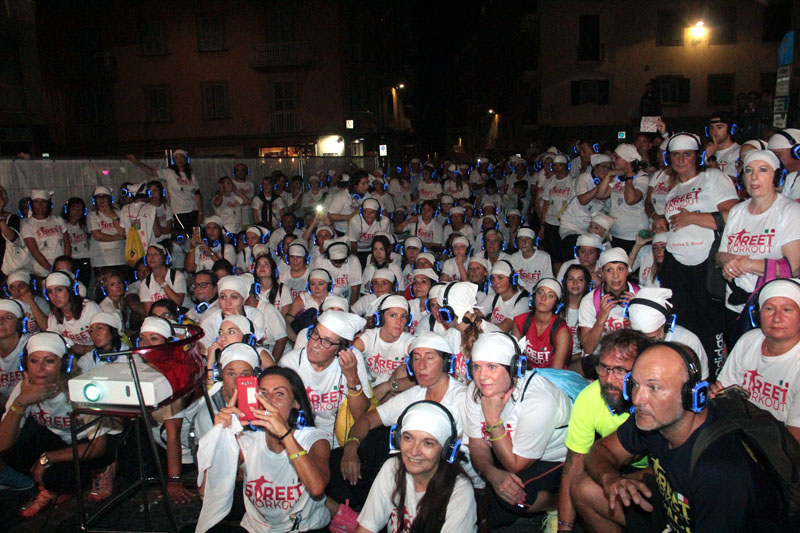 Prova luci, penne sotto la Macchina e Street work out