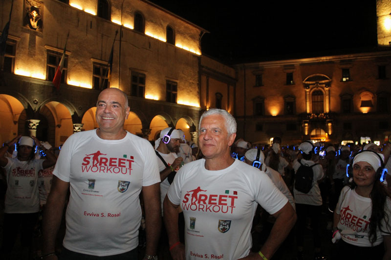 Prova luci, penne sotto la Macchina e Street work out