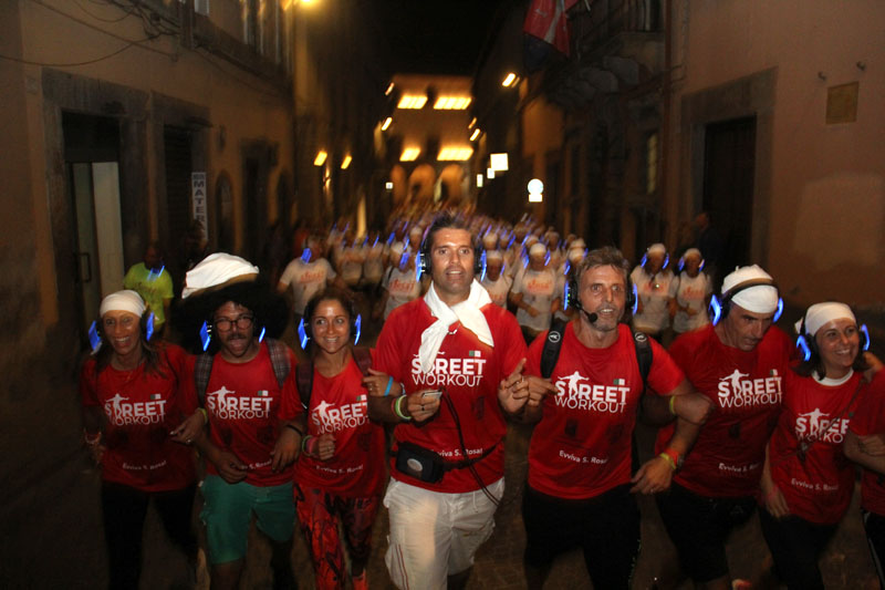 Prova luci, penne sotto la Macchina e Street work out