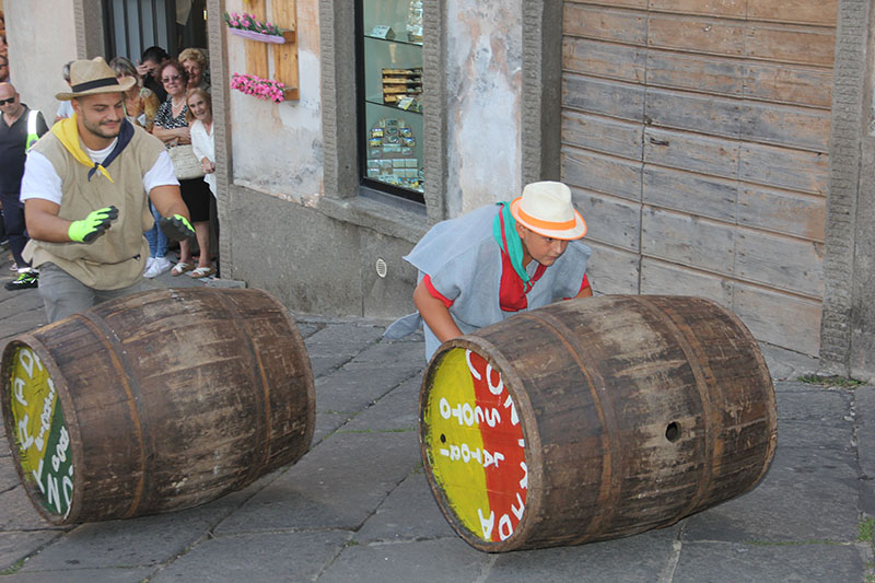 Palio delle botti: l'atto finale della Festa dell'uva