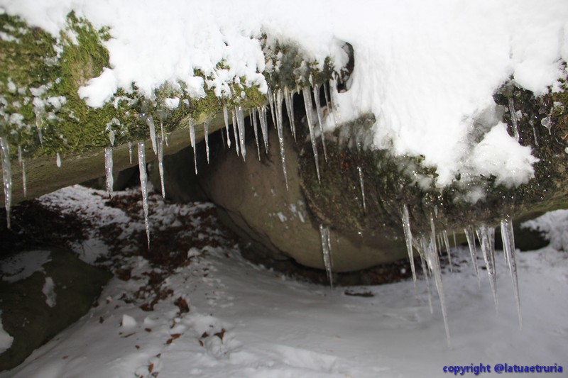 Neve nella Tuscia: fine settimana sulla Faggeta