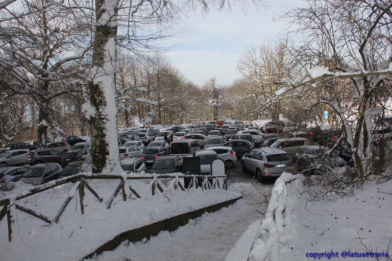 Neve nella Tuscia: fine settimana sulla Faggeta