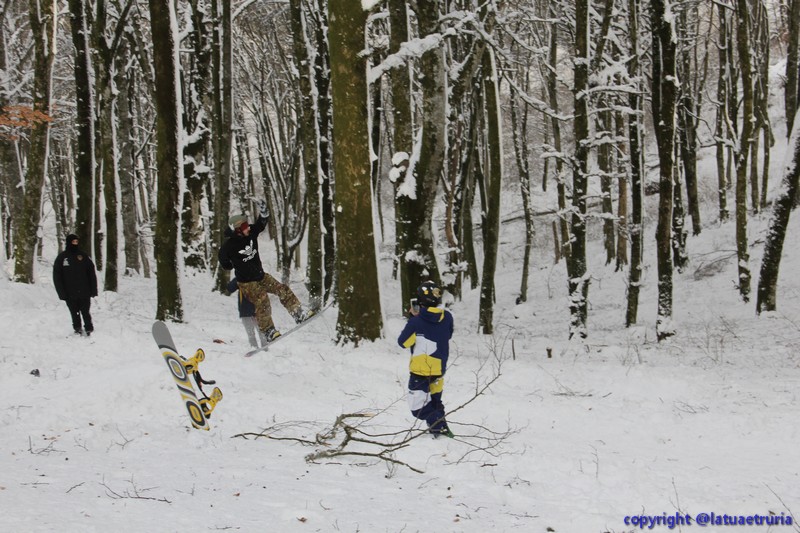 Neve nella Tuscia: fine settimana sulla Faggeta