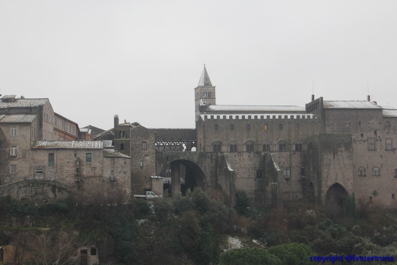 Neve nella Tuscia: Viterbo, Bagnaia e il Cimino. Le foto più belle