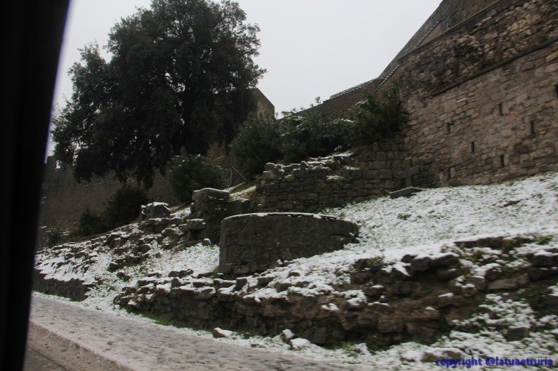 Neve nella Tuscia: Viterbo, Bagnaia e il Cimino. Le foto più belle