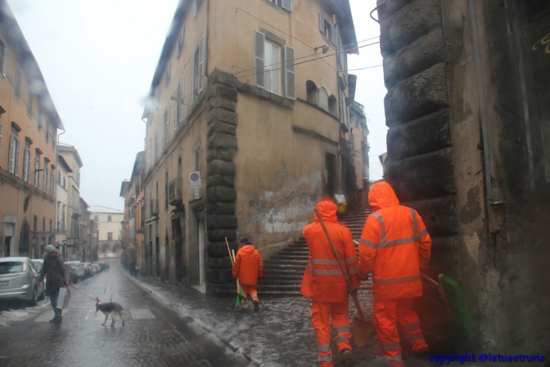 Neve nella Tuscia: Viterbo, Bagnaia e il Cimino. Le foto più belle
