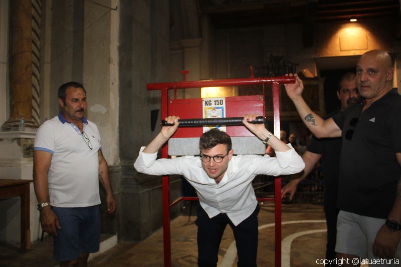 Prove di portata - il pres. del cons. comunale Evangelista