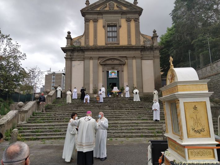 La processione della Madonna della Quercia - San Pietro