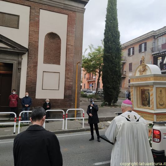 La processione della Madonna della Quercia - Ellera