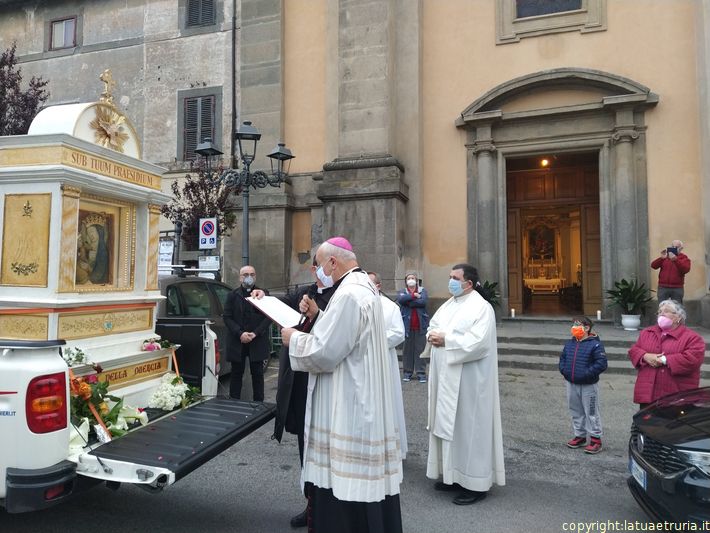 La processione della Madonna della Quercia - Bagnaia