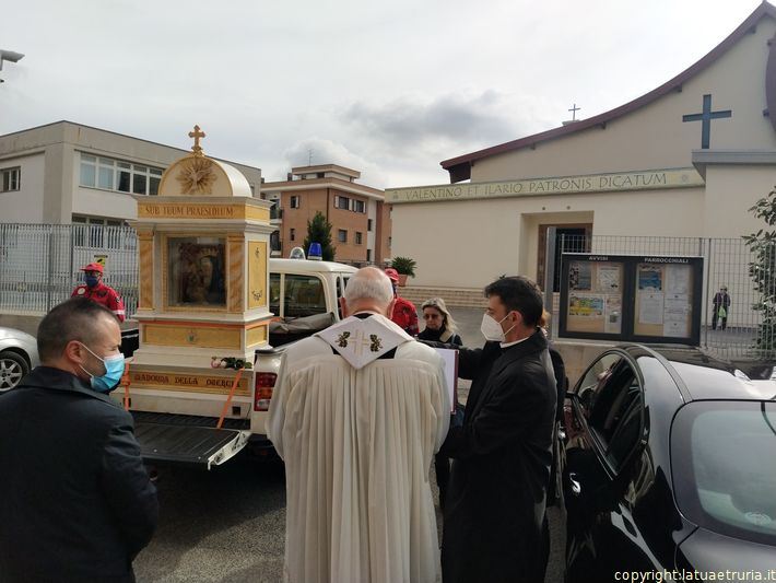 La processione della Madonna della Quercia - Villanova