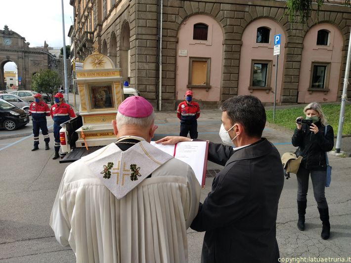 La processione della Madonna della Quercia - San Francesco