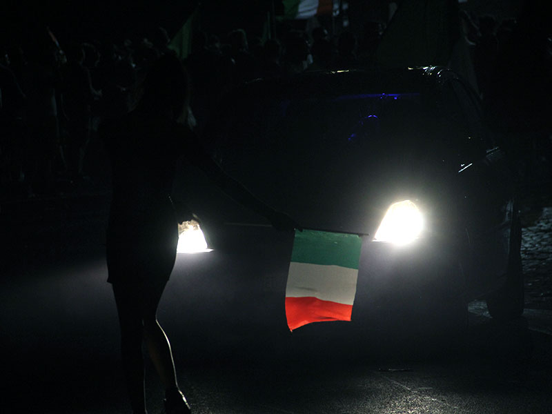 Festa tricolore a Viterbo per l'Italia Campione d'Europa