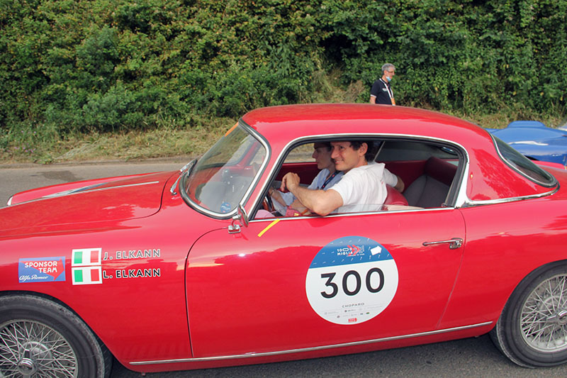 Mille Miglia 2021 - Viterbo - Jhon Elkann e Lavinia Borromeo