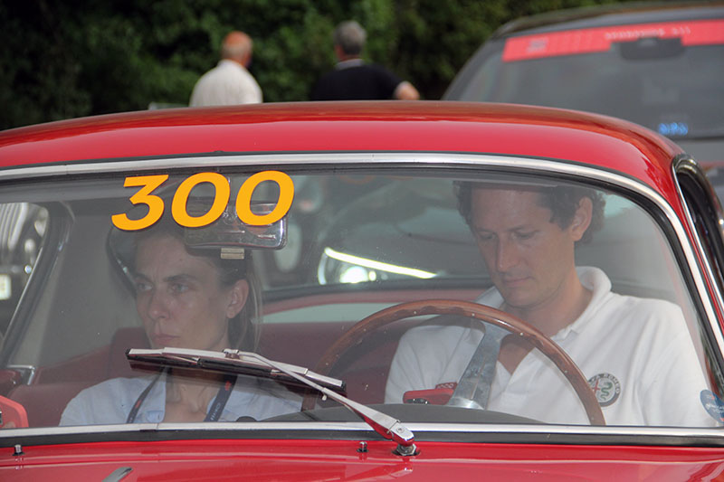 Mille Miglia 2021 - Viterbo - Jhon Elkann e Lavinia Borromeo
