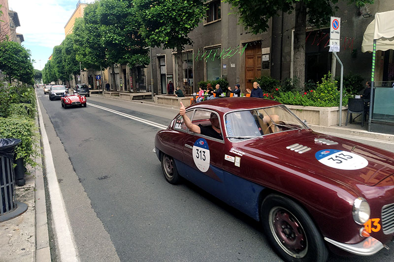 Mille Miglia 2023 a Viterbo