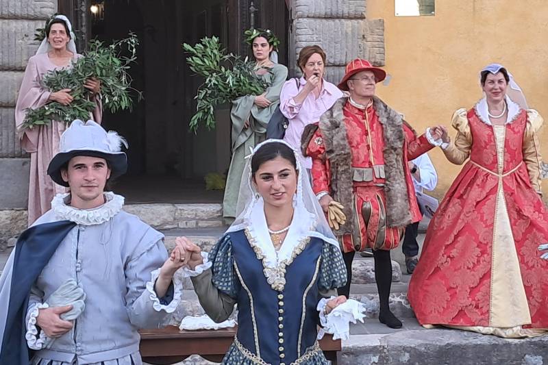 Rievocazionie storica matrimonio Conti Baglioni