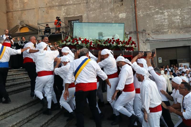 Ritorno in Santuario del Corpo Santa Rosa 