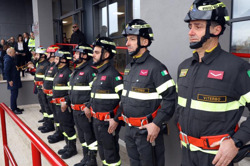 Inaugurazione caserma Vigili del fuoco completata