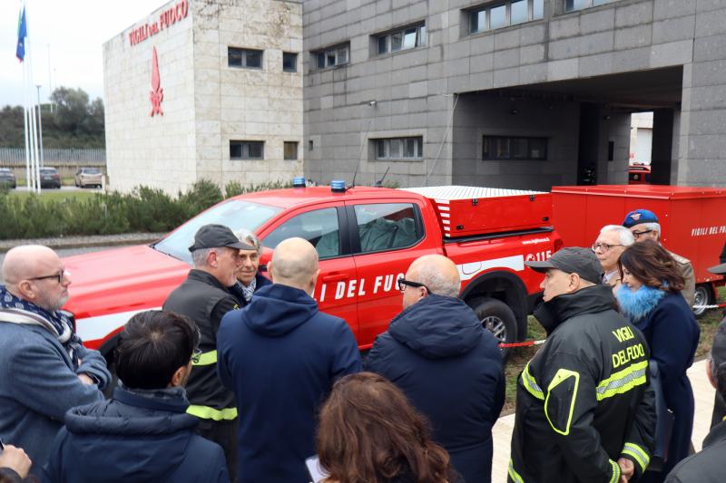 Inaugurazione caserma Vigili del fuoco completata