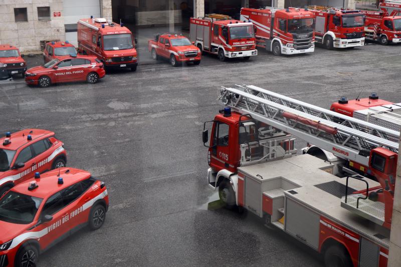 Inaugurazione caserma Vigili del fuoco completata
