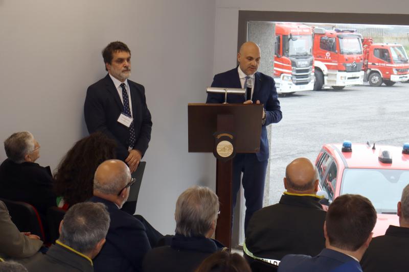 Inaugurazione caserma Vigili del fuoco completata