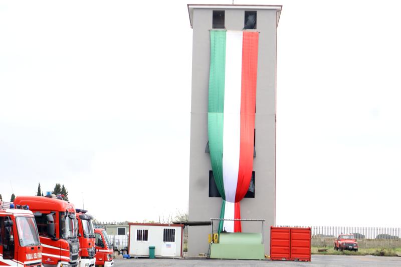 Inaugurazione caserma Vigili del fuoco completata