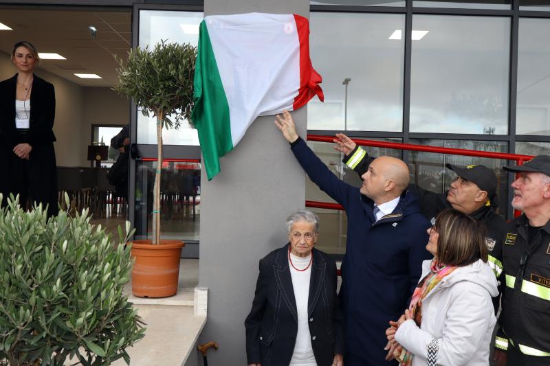 Inaugurazione caserma Vigili del fuoco completata