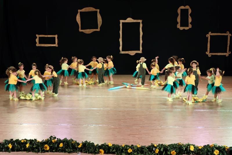 Lo spettacolo dedicato all'arte con tutti gli allievi