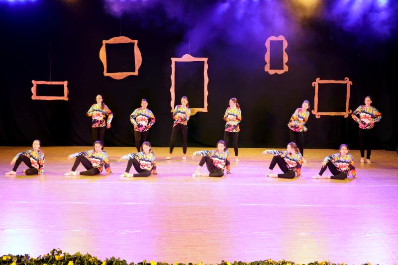 Lo spettacolo dedicato all'arte con tutti gli allievi