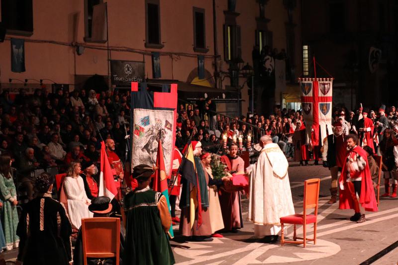 Sagra Castagne - Benedizione cavalieri ed arcieri