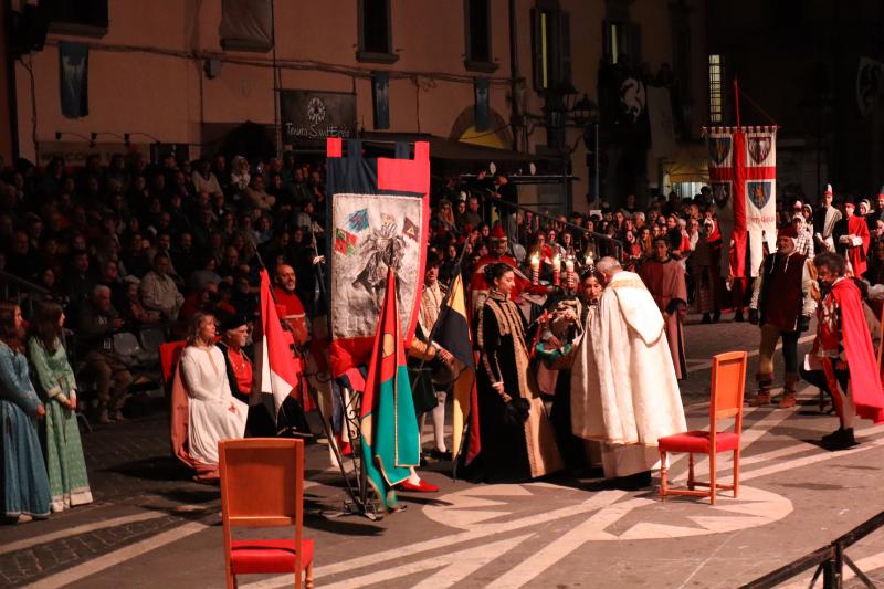 Sagra Castagne - Benedizione cavalieri ed arcieri