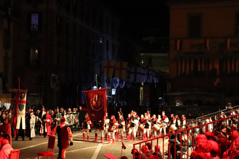 Sagra Castagne - Benedizione cavalieri ed arcieri