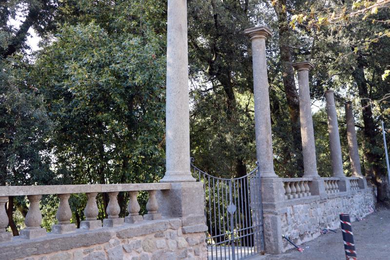 Ultimi lavori a Villa Lante a Bagnaia