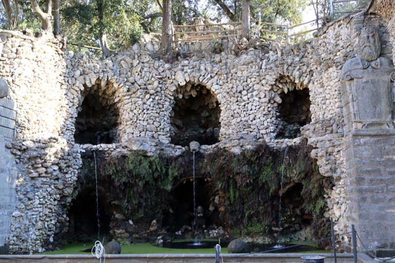 Ultimi lavori a Villa Lante a Bagnaia