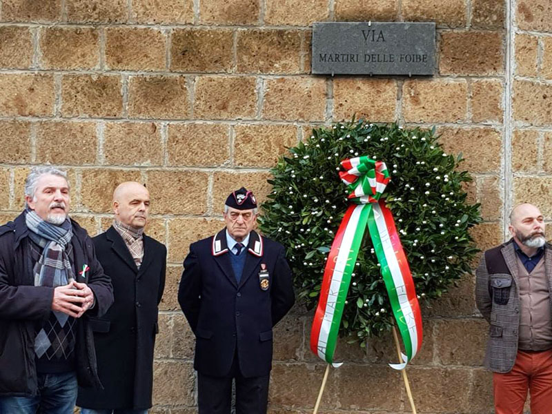 La corona per i caduti, a Vetralla