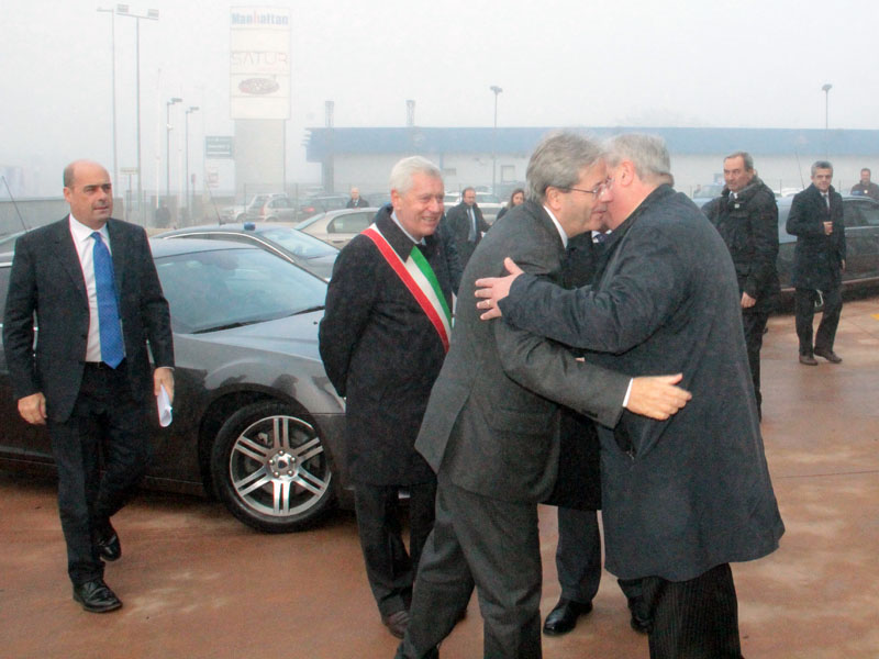 L'abbraccio con Fioroni