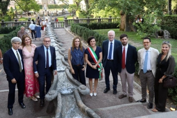 Villa Lante splendente di luce: tutta Bagnaia testimone della rinascita